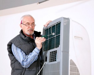 evaporative air conditioning-unit