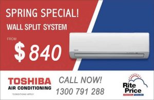 Toshiba split system air conditioner