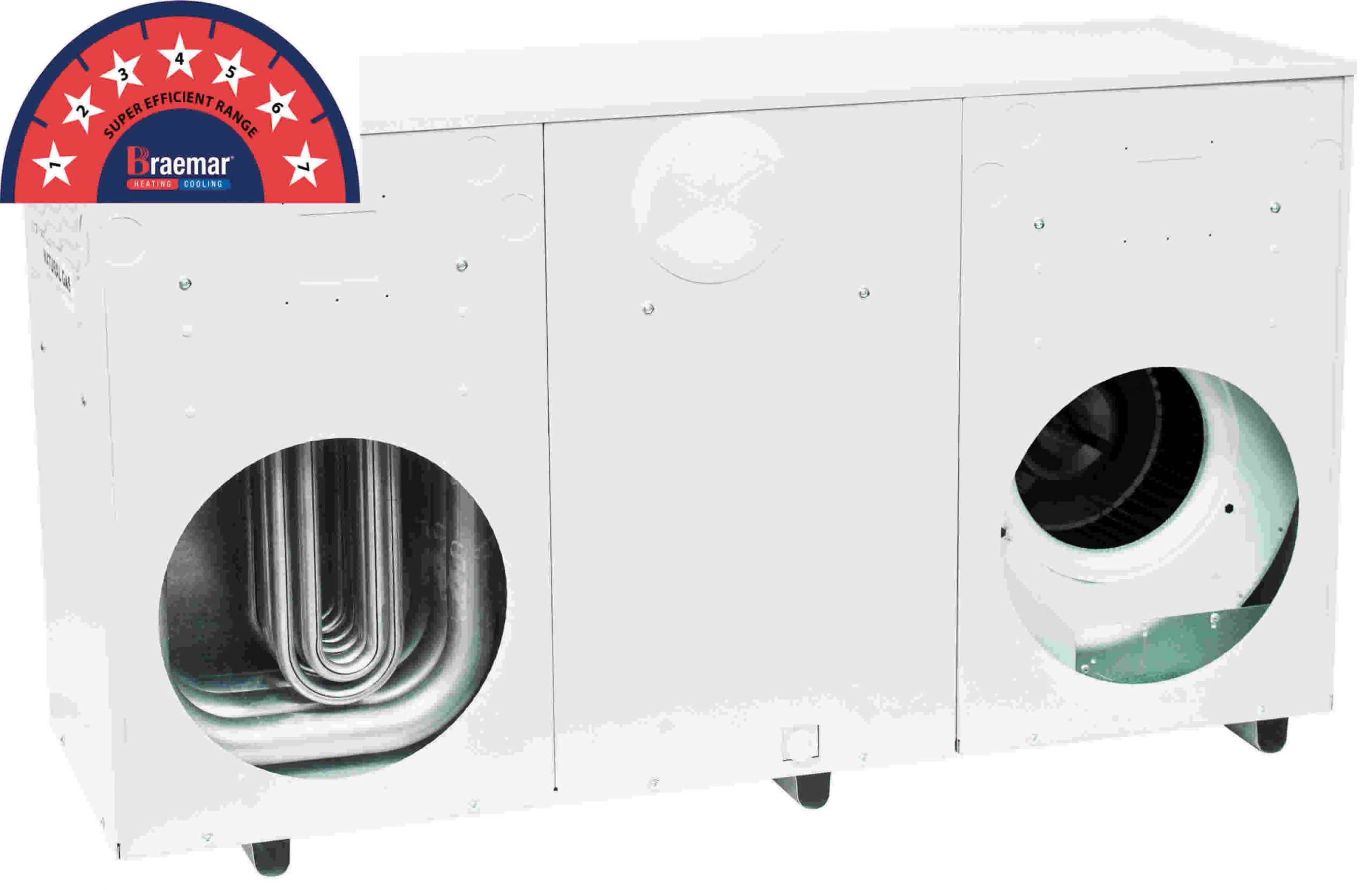 ducted gas heating braemar units