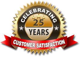 twenty five years of customer satisfaction