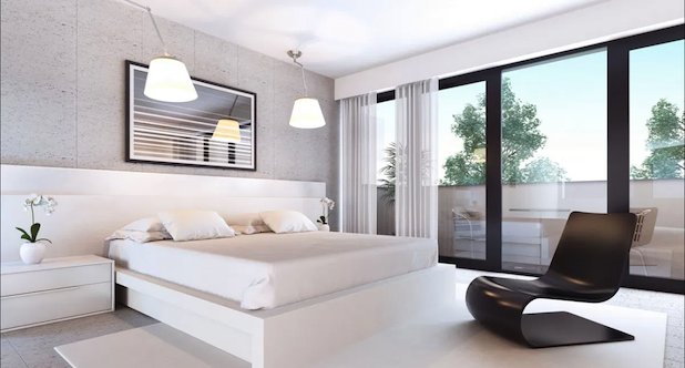 Melbourne Home with gas wall heater