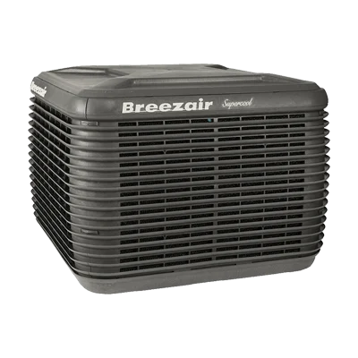 Breezair Supercool evaporative cooler on roof