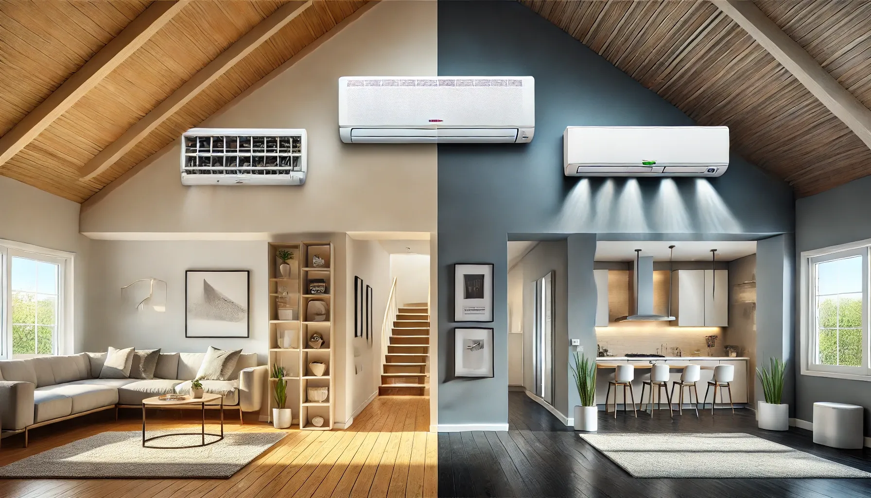 Mitsubishi Electric split system air conditioning unit